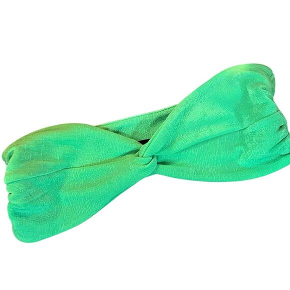 SEROYA Two Piece Julia  Tube Top Coord Midi Skirt Lime Green Slinky Sexy S NWT - Picture 5 of 8